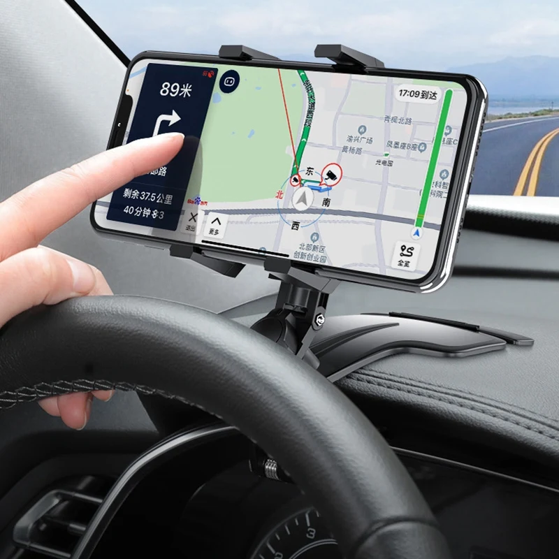 

Car Phone Holder Dashboard Auto Holder Phone 360 Degree Rotation Multifunctional Phone Support Parking Number Gadget