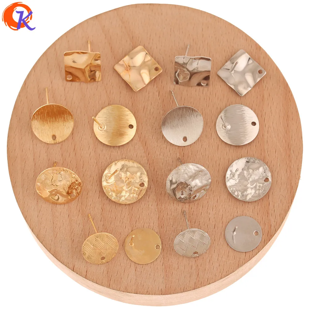 Сердечный дизайн 100 шт. ювелирные аксессуары/серьги гвоздики/Сделай сам