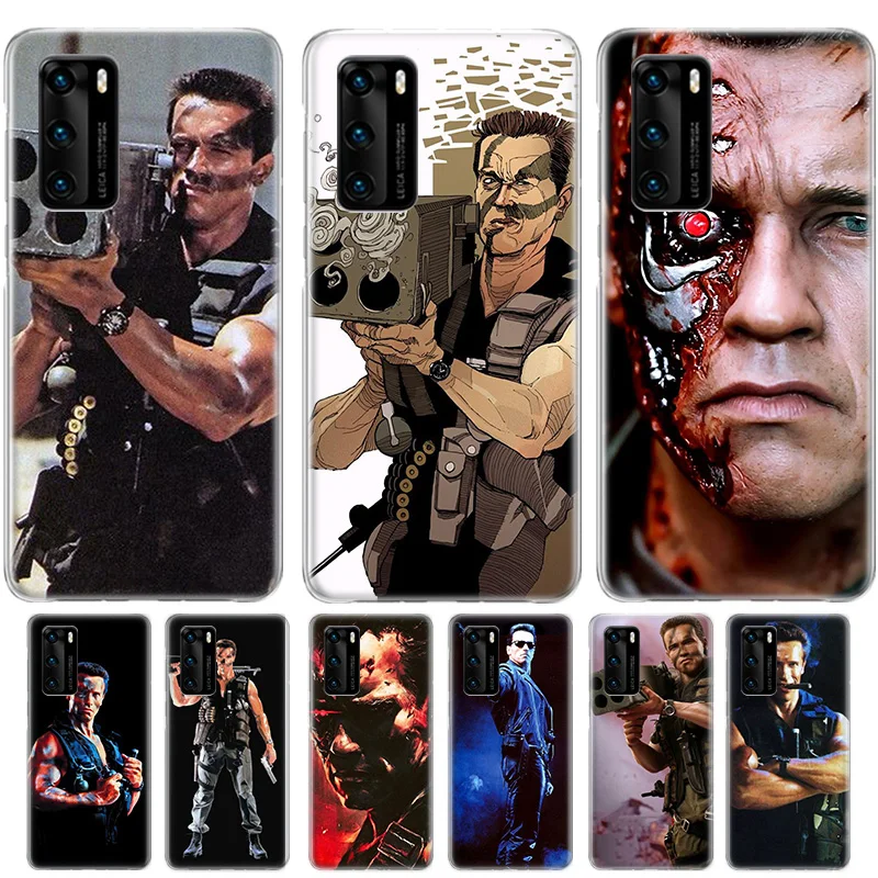 

Arnold Schwarzenegger Movie Case For Huawei Honor 30 30s Play4T 20 9X Pro 8X 10 lite 9A 8A 8C 8S 9 V20 V30 Y5 Y6 Y7 Y9 2019