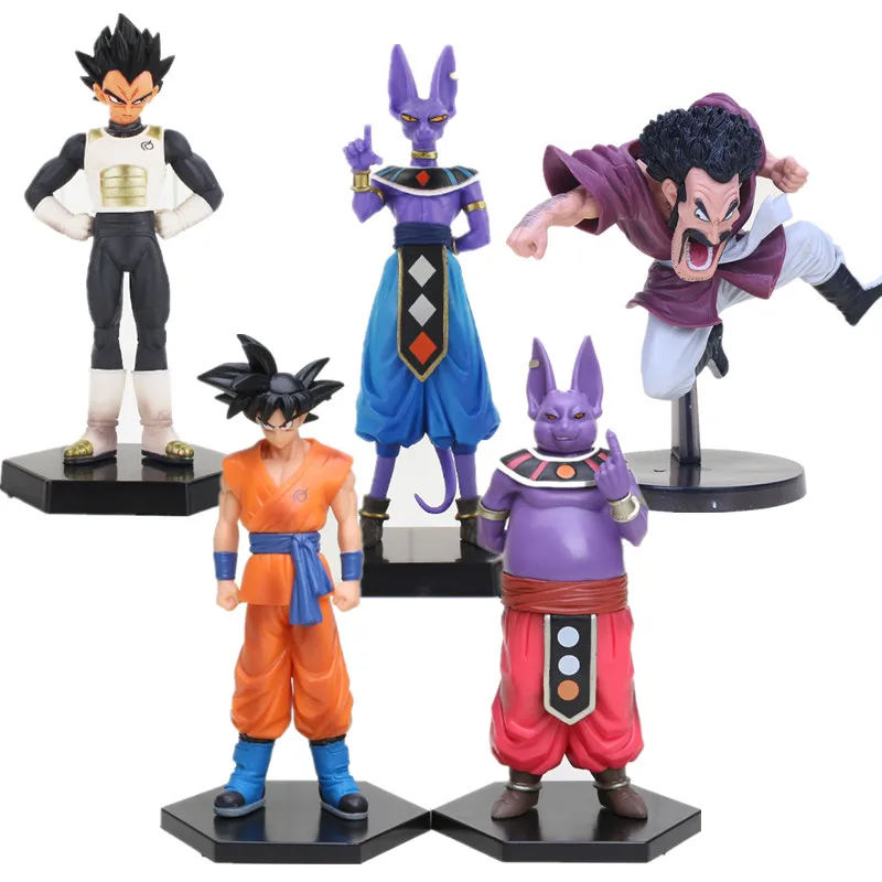 Dragon Ball z Super Saiyan Beerus Champa Vegeta Son Goku Hercule Son Gohan лопуха Фигурки Коллекционная модель игрушки