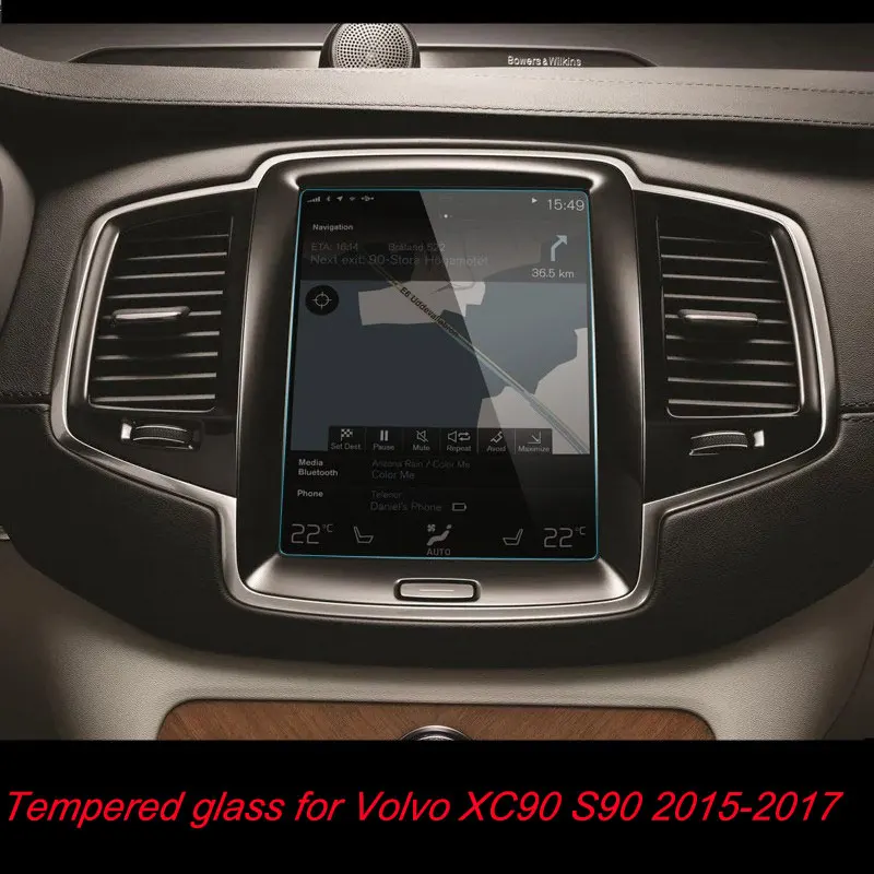 

8.7 Inch 180*135mm For Volvo V90 XC90 S90 XC60 Car GPS Navigation Screen Protector Center Touch Tempered Glass Film Anti Scratch