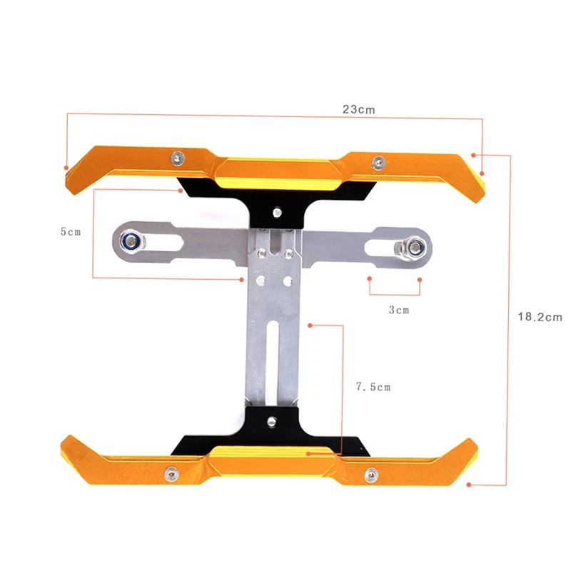 

Motorcycle Universal Adjustable Telescopic License Frame Bracket Registration Plate Holder for Honda Yamaha Kawasaki,Etc