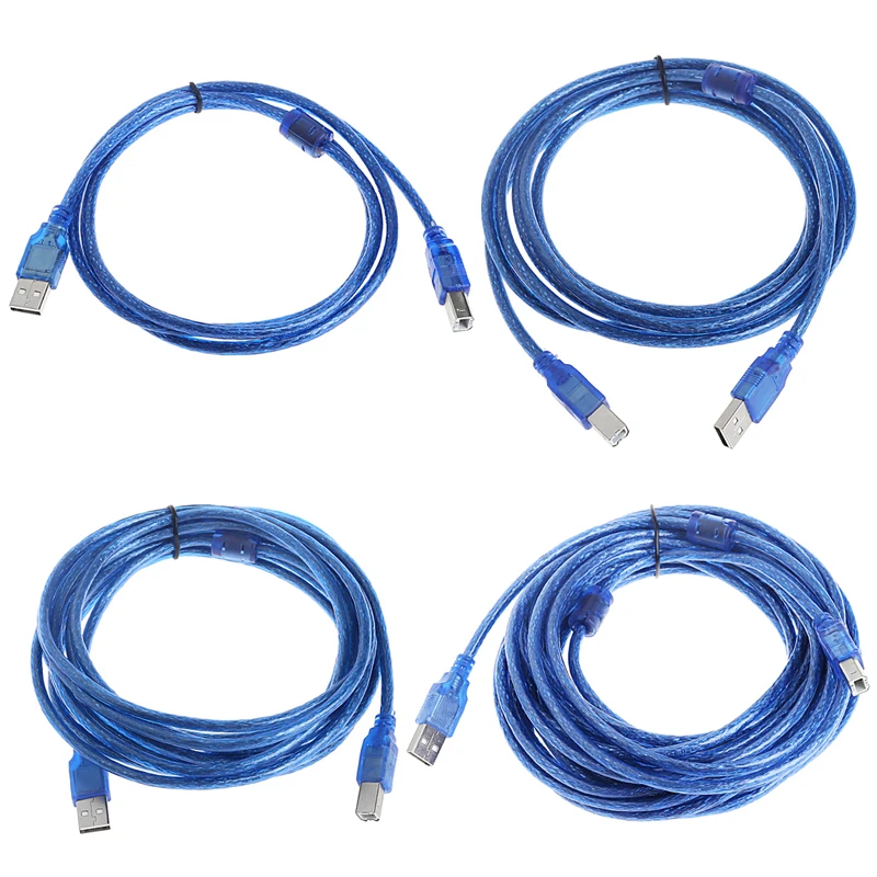 Кабель адаптер USB 2 0 A B для передачи данных шнур сканера принтера Epson Canon HP|Кабели