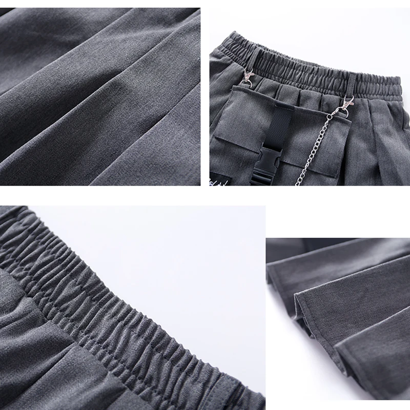 Мини-юбка женская плиссированная с высокой талией уличная одежда в стиле