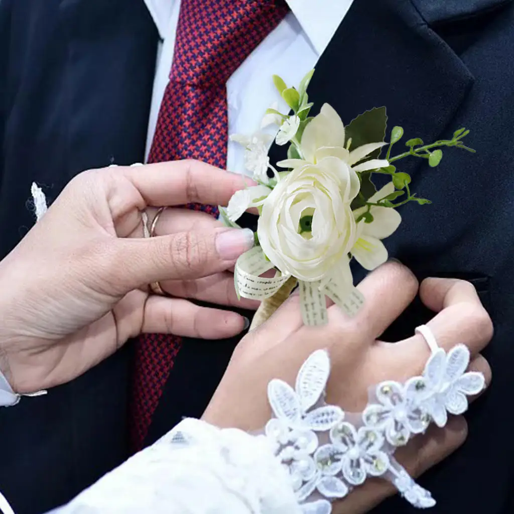 

Wrist Corsage Party Decor Groomsmen and Bridesmaids Banquet Decor