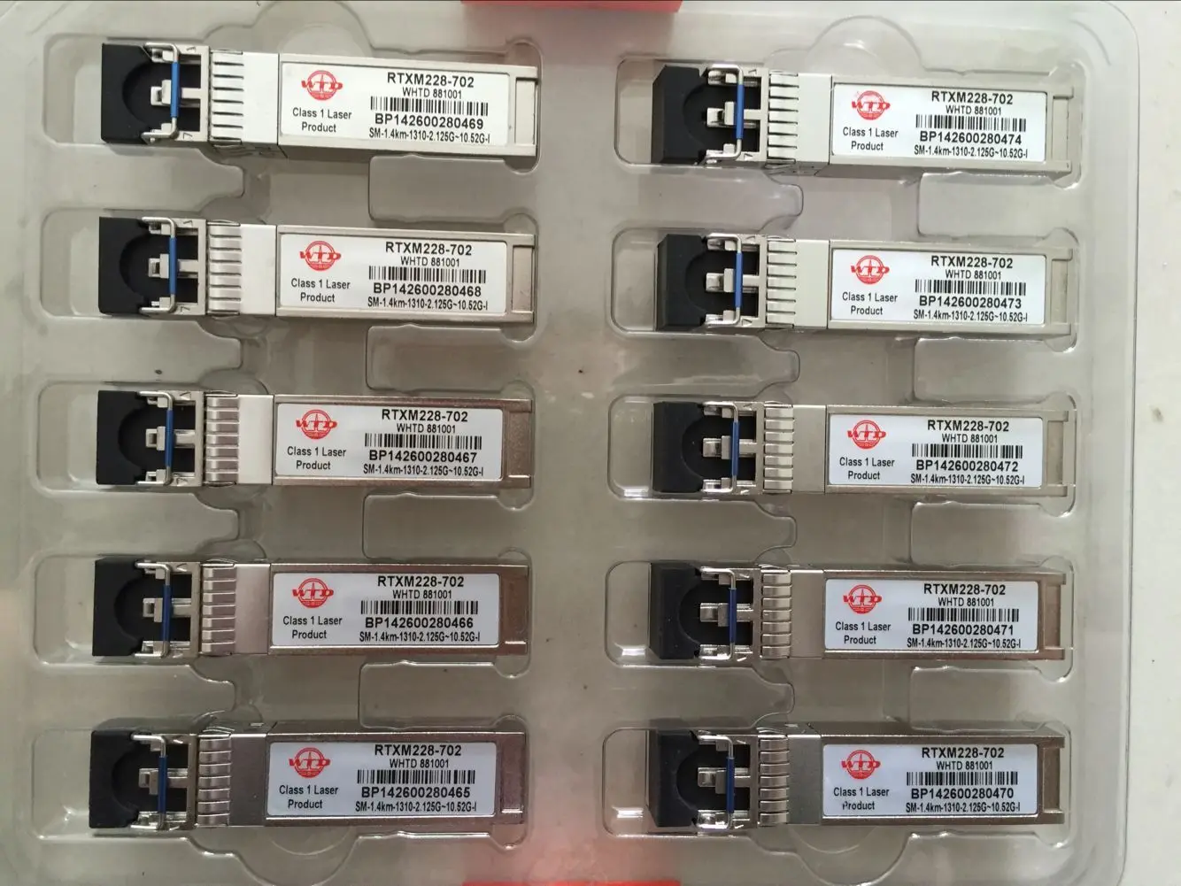 

RTXM228-702 SFP+ 10G single-mode 1.4KM optical fiber module
