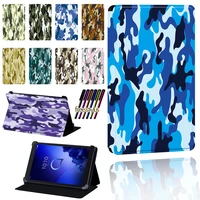for alcatel 1t 7 10 3t 8 10 a3 10 tablet camouflage pattern scratch resistant lightweight protective case cover pen