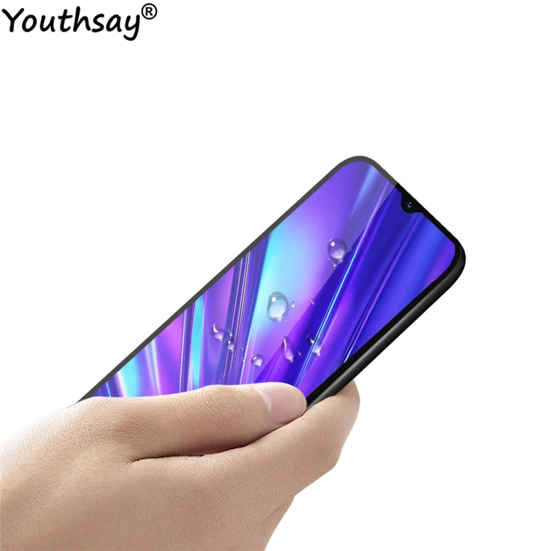 Protector de pantalla para OPPO Realme Q, vidrio de cobertura completa, pel&iacute;cula para OPPO Realme Q, vidrio de 6,3 pulgadas, Youthsay, 2 piezas-1