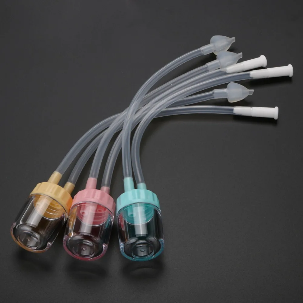 

Clearance!!! 1pc Safety New Born Nose Cleaner Babies Nasal Aspirator Vacuum Suction Anti-backwash Baby Nose Care Random Color