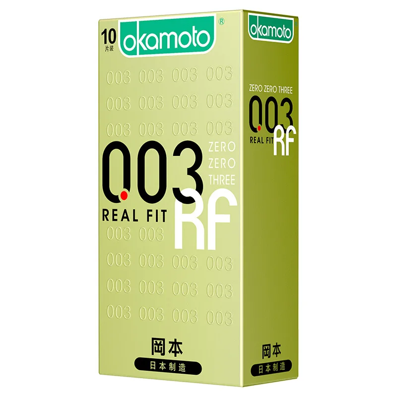Оригинальный презерватив Okamoto Zero Three Real Fit 003 Презервативы интимные товары