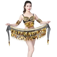 this link we just sell the belly dance hip scarf coins belt 2021 belly dance costumes accessories for women