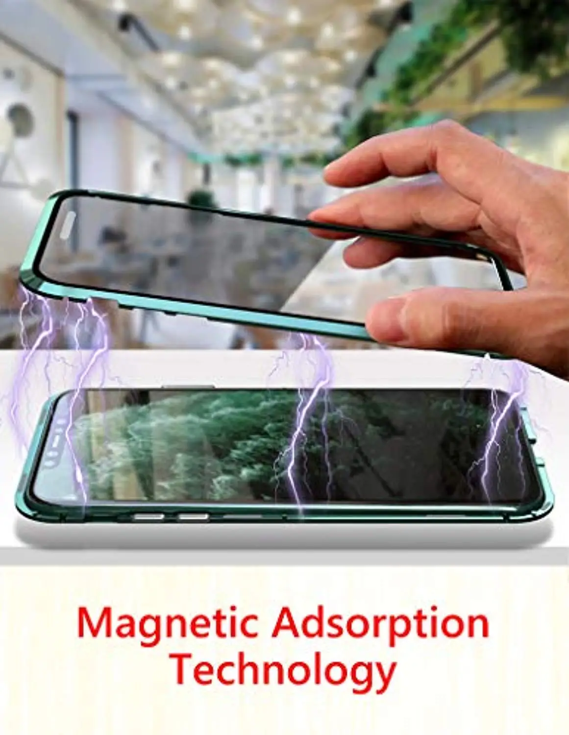 360 магнитное закаленное стекло магнит чехол для телефона iPhone 11 Pro MAX XR XS X 6 6S 7 8 плюс
