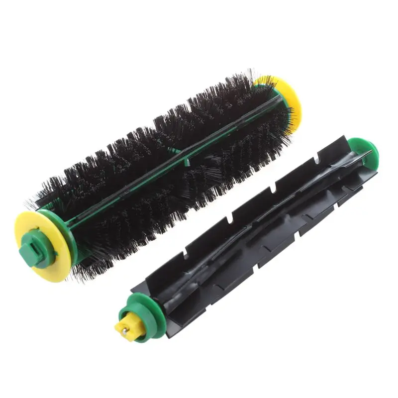 

Bristle Brush + Flexible Beater Brush For iRobot ROOMBA 500 Series 550 570 Clean