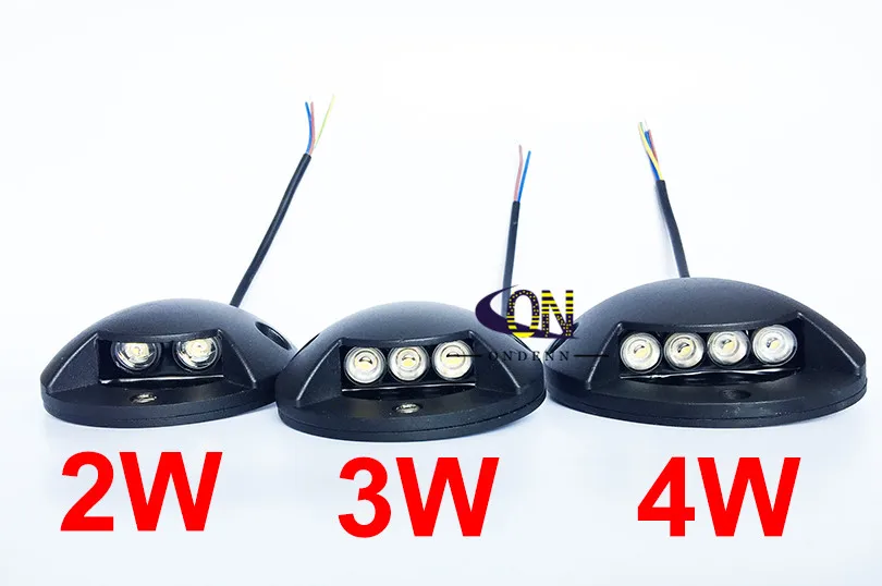 2 Вт 3W 4 DC12V AC85 265V лампа светильник для ног тропы на мостике дорожный боковой
