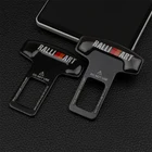 12 шт. автомобиль Безопасность ремень накладка для ремня безопасности автомобиля пряжка зажим ралли с художественным изображением логотипа Крепление ремня безопасности для Защитные чехлы для сидений, сшитые специально для Mitsubishi Lancer 9 10 Asx Outlander