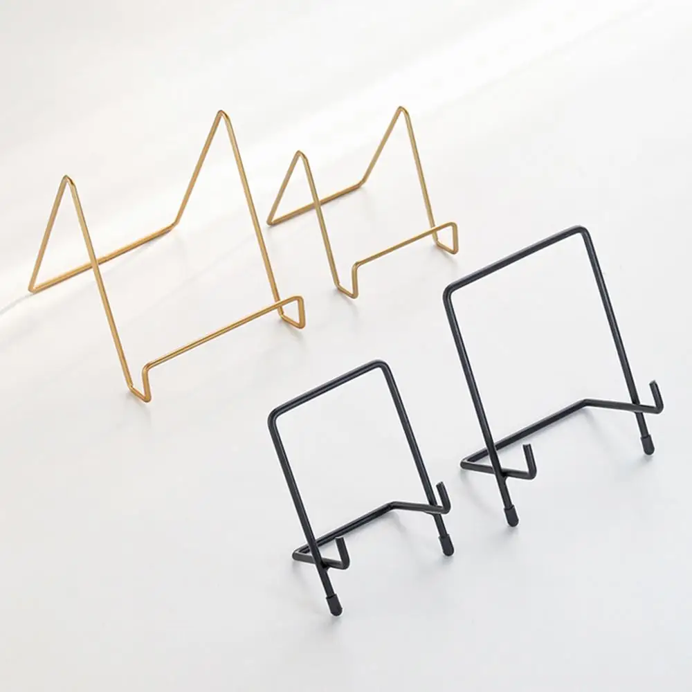 Сверхмощный металлический держатель для тарелок фоторамки|Подставки хранения и