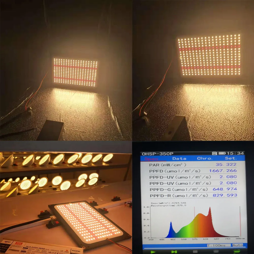 Новое поступление QB288 V3 301B 3000k 3500k 4000k 351H Темно-красный 660nm печатная плата для растений растущий Цветущий