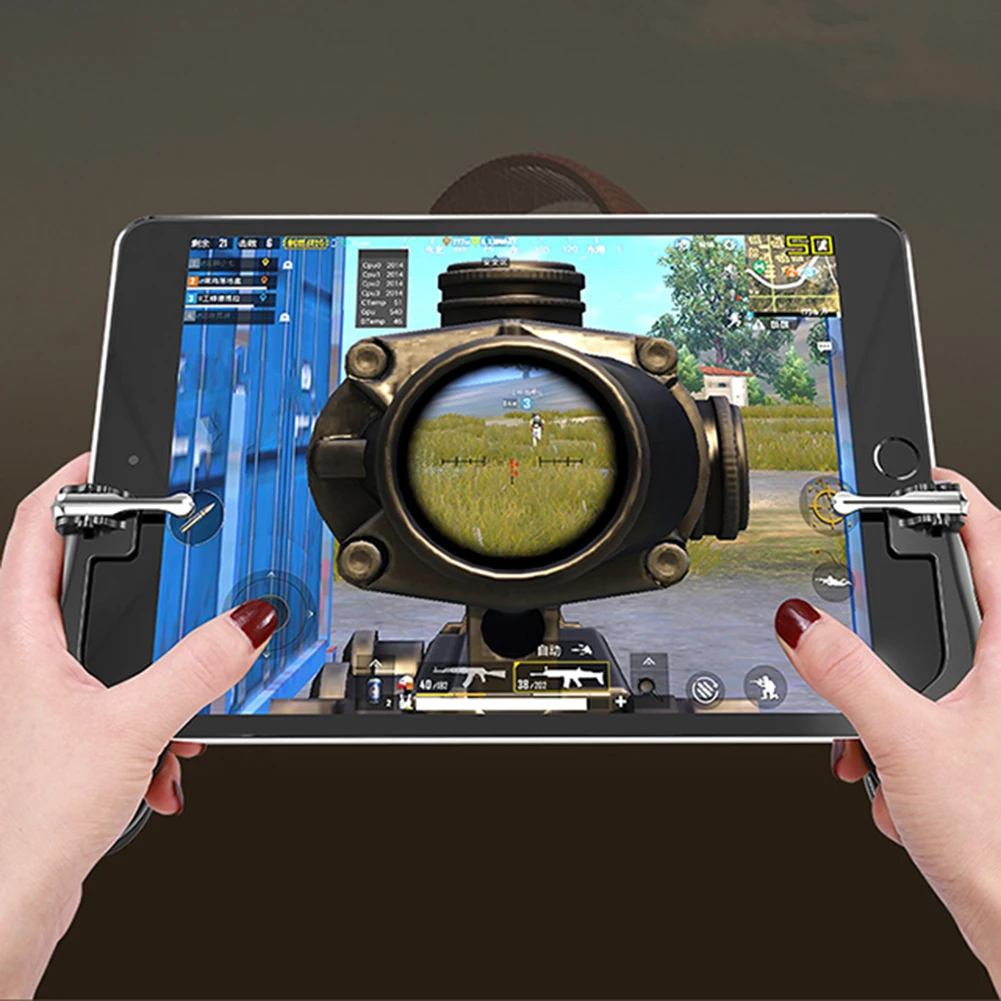 New PUBG Mobile Control for Ipad Tablet Cell Phone Gamepad Trigger Fire Button L1R1 Shooter Controller Joystick IOS Android | Электроника