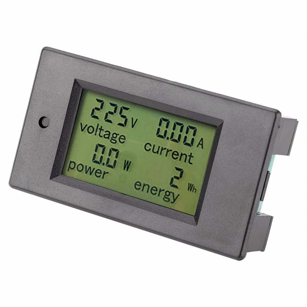 100A AC 80~ 260 В измеритель мощности точный Вольтметр Амперметр кВтч Ватт счетчик энергии напряжение тока измеритель мощности Электрический измеритель