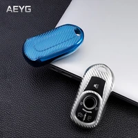 carbon filber car remote key case cover shell for opel astra buick encore envision gl6 gl8 new lacrosse protect accessories