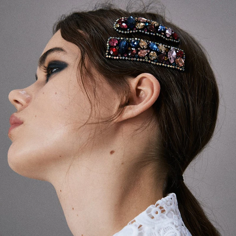 2019 ZA Women's Hairclip Set Imitation Pearl Rhinestone Inlaid with Shiny Bohemian Design Hair Clip Gift Clothing Accessories |