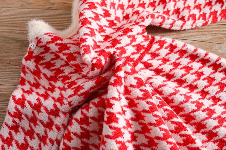 Girls Knitted Dress 2020 New Fashion High Quality Little Pullover Sweater Child Warm Clothes For Winter Autumn Dresses 4T | Детская