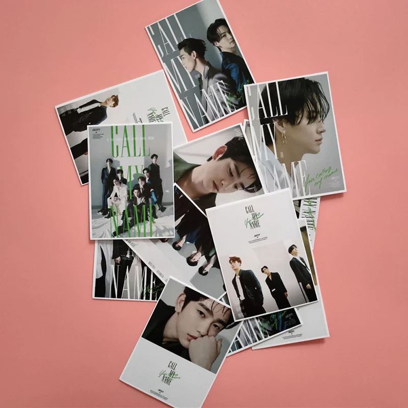 Новинка 16 шт./компл. KPOP GOT7 новый альбом для звонков с именем Фотокарточка