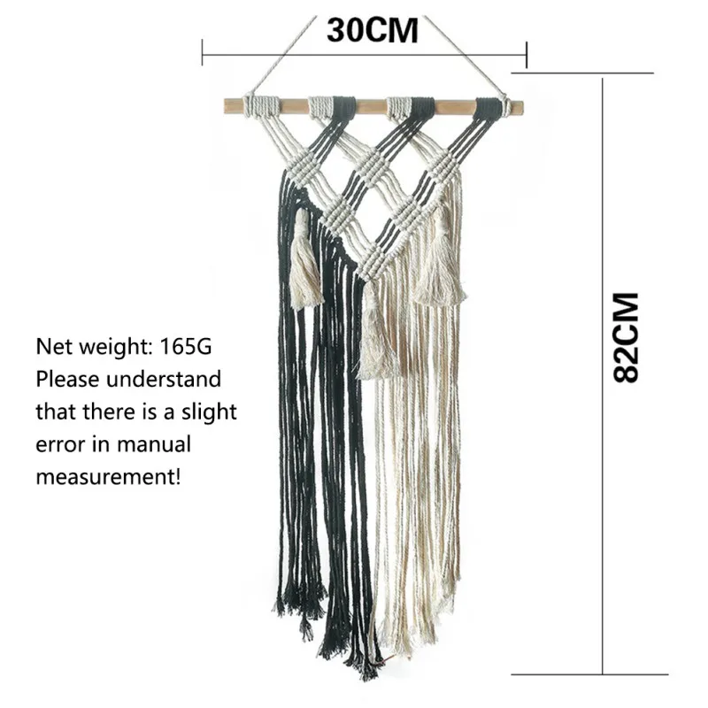 

Handmade Woven Macrame Wall Hanging Tapestry With Tassel Wedding Wall Decoration Home Living Room Home Decor
