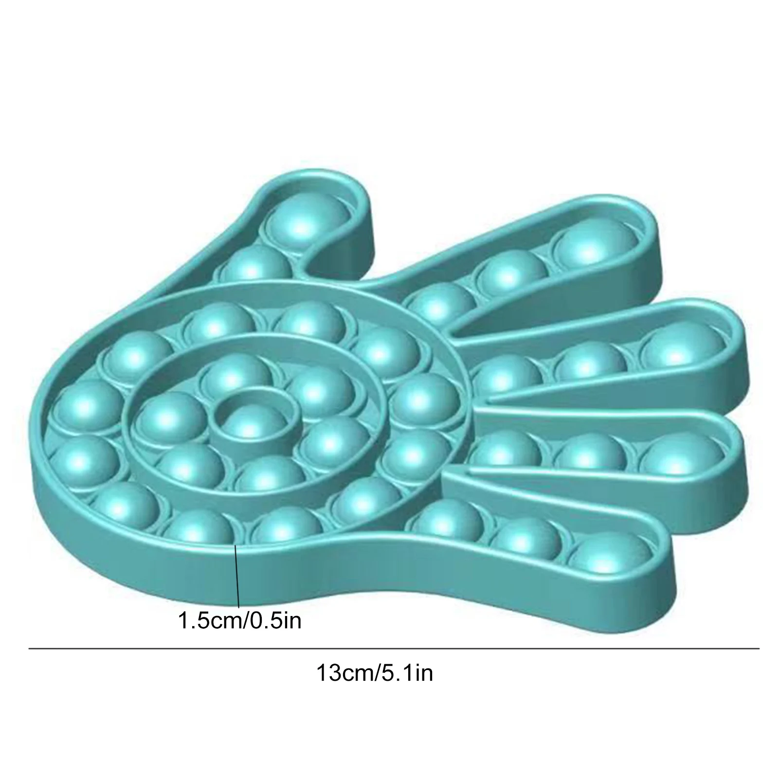 

Pop Bubble Sensory Decompression Squeeze Fidget Toys Early Childhood Education Desktop Relief Stress Math Educational Toy