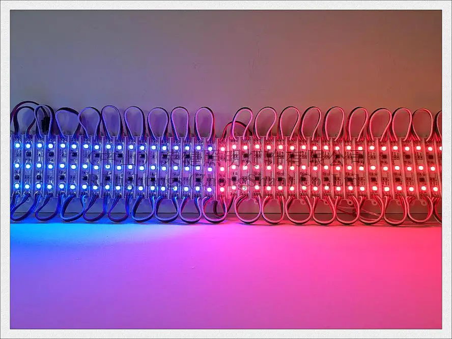 Светодиодный RGB модуль WS2811 SMD 5050 светодиодный задний светильник для знака SMD5050 DC12V