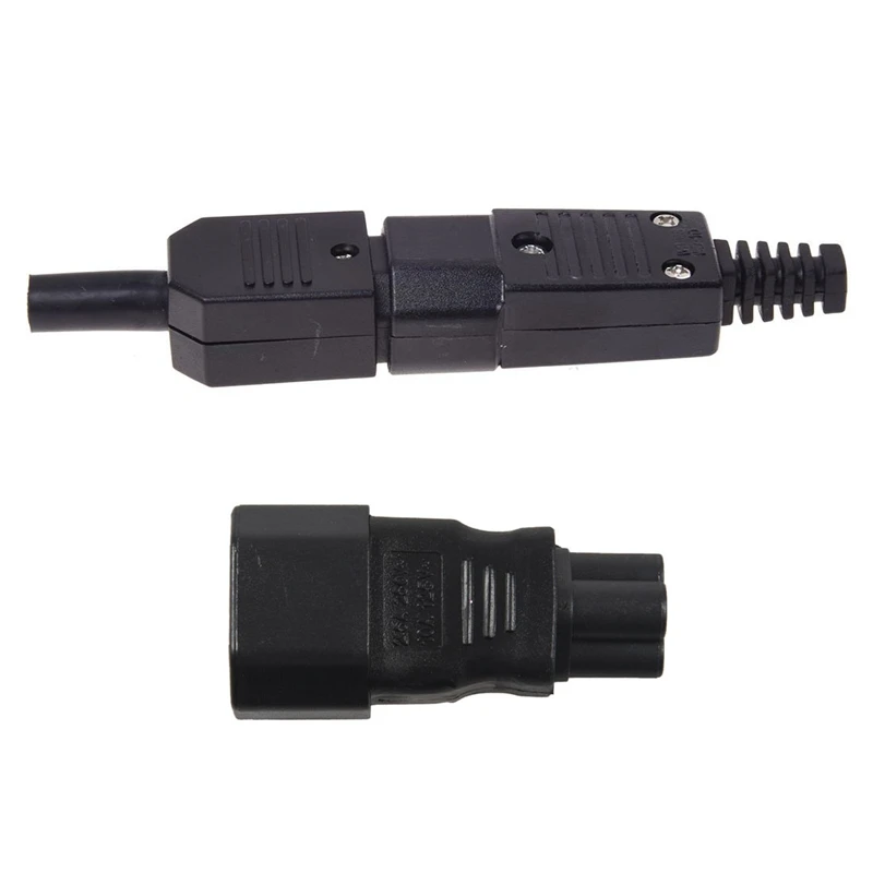 

Connector IEC 320 C14 Plug To C13 Socket With IEC 60320-C14 3-Pin Female Plug To IEC 60320-C5 3-Slot Male Connector