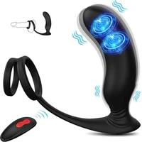 vibrator for men and couples anal sex toys prostate massager male vibrators penis ring 9 vibration mode wireless remote control