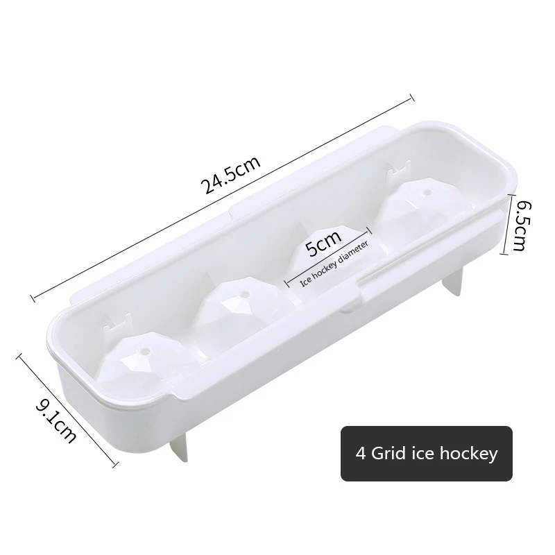 

4/15 Grid Ice Hockey Ball Molds Food Grade PP Material Home Bar Party Cocktail Use Sphere Round Ball Kitchen Ice Cream Moulds