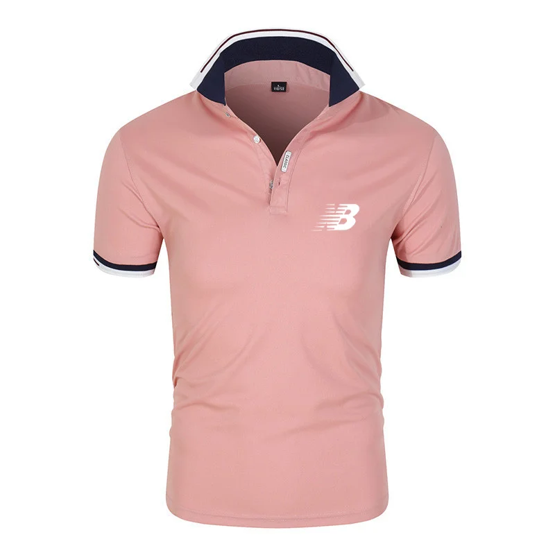

Summer short Sleeve Polo Shirt men fashion polo shirts casual Slim Solid color business men's polo shirts men's clothing