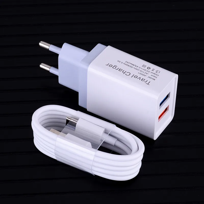 Настенное быстрое зарядное устройство для samsung Galaxy Note 10 Plus 5G S8 S9 S10 A20 A20e A30 A30s A40 A50