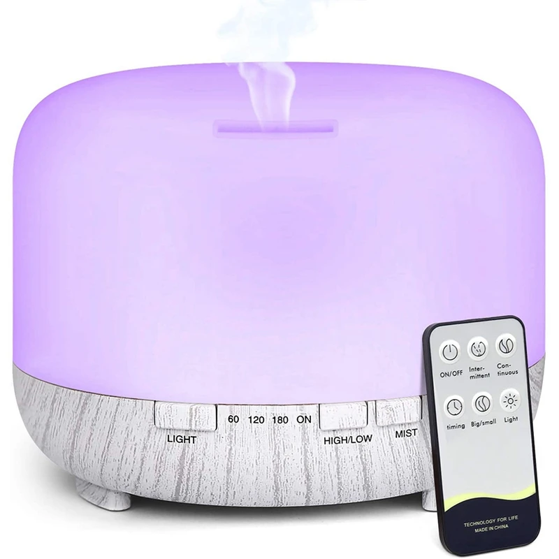 

500 мл эфирных масел, аэрозольный распылитель, увлажнитель, 7 цветов светодиодный свет, 4 настройки времени, в виде Винни Пуха для детской комн...