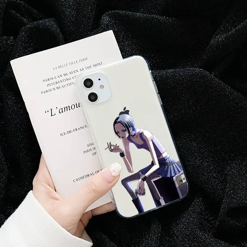 

Fashion NaNa osaki cool Phone Case Transparent for iPhone 6 7 8 11 12 s mini pro X XS XR MAX Plus cover funda shell accessorie