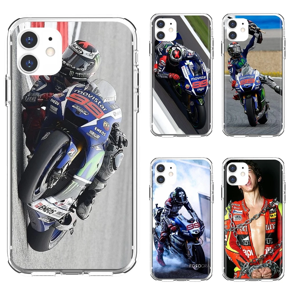 

For Apple iPhone 10 11 12 Pro Mini 4S 5S SE 5C 6 6S 7 8 X XR XS Plus Max 2020 jorge-lorenzo-99-Motorcycle-autocycle Phone Case