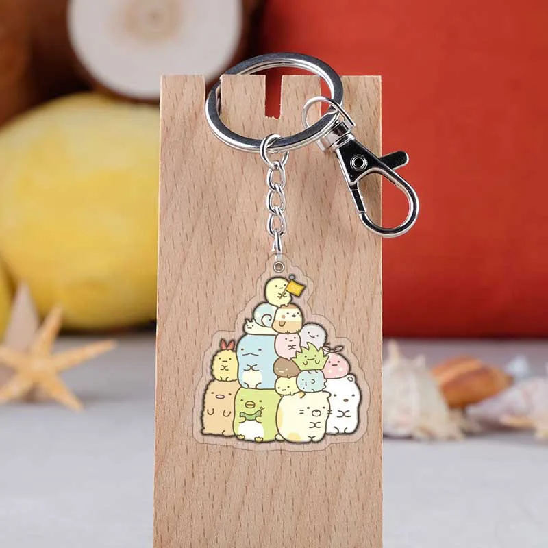 H24 Sumikko Gurashi брелок с милым животным Sumikko Gurashi акриловый брелок с подвеской - Цвет: H24