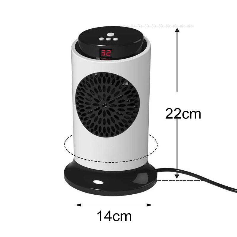 

1500W Electric Heaters Portable Personal Space Warmer Mini Fan Heater Home Indoor Basic/LCD/Remote Control Silent Heaters 220V