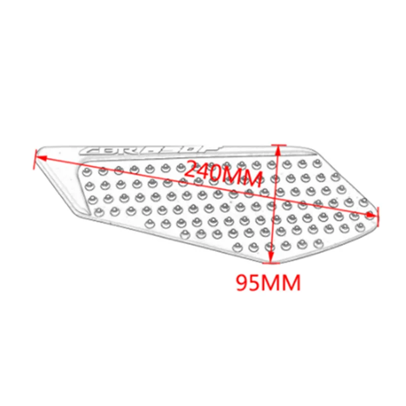 

For Honda CBR 650F 2013-2018 2017 2016 2015 2014 CBR650F Tank Stickers Rubber Peel Fuel Tank Pads Protector