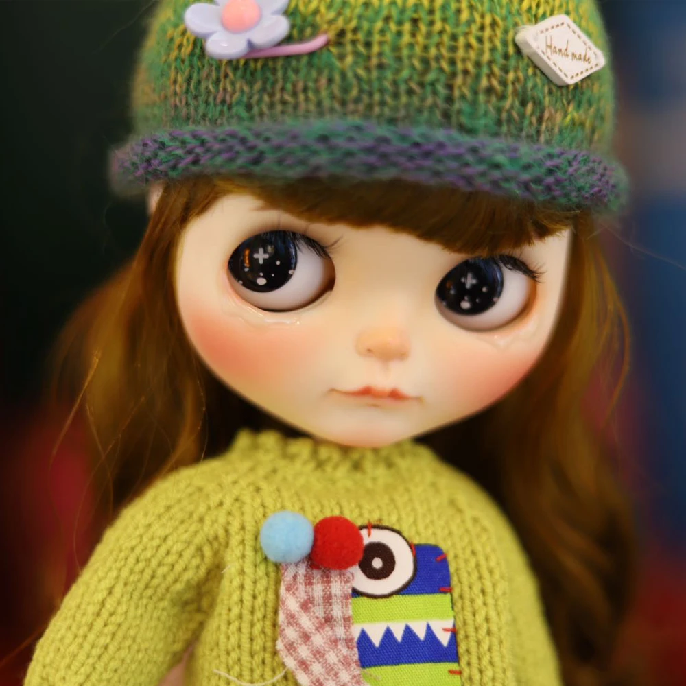 

1/6 BJD 30 см куклы игрушки 19 шарниров высшего качества шарнирная кукла с коричневым париком, ручная роспись веки сонные глаза потерянные blyth