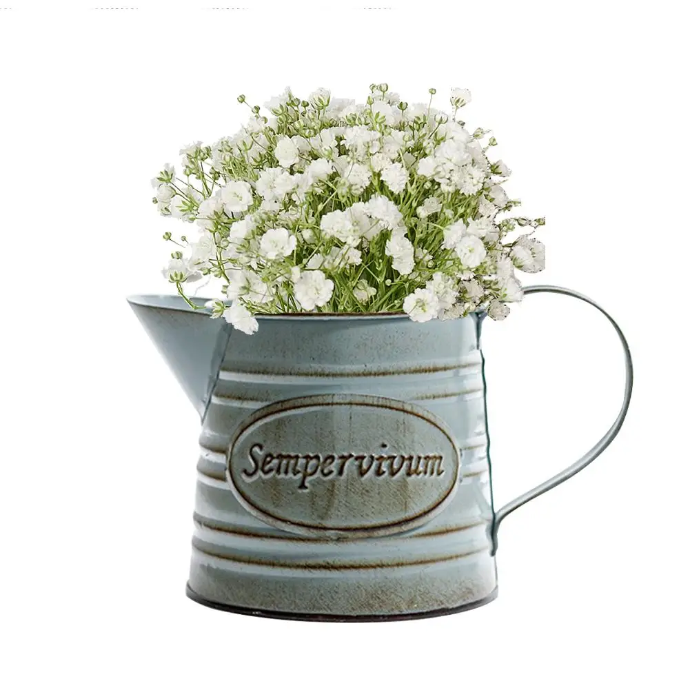 1 шт. винтажный железный цветочный горшок ретро ведро цветочная ваза садовый