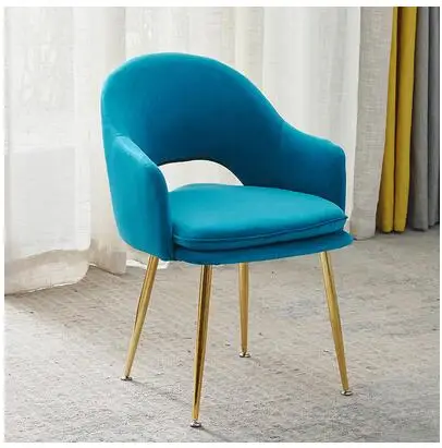 

Chair back dining chair Nordic ins net red chair light luxury chair stool back home makeup net red ins chair