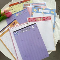 ins korean cartoon bear b5 memo pad student learning plan word list creative notepad to do list weekly planner kawaii stationery