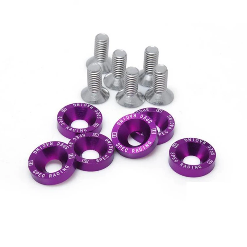 6 шт M8 автомобиль изменение шестигранные крепежные детали крыло шайба бампер