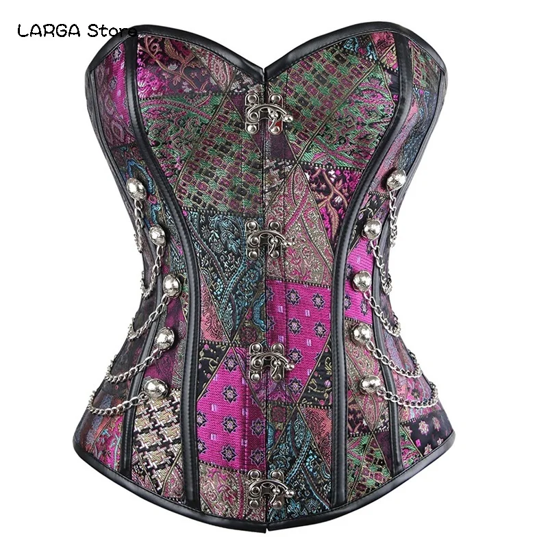 

Европейский и американский корсет, сексуальное нижнее белье, Корректирующее белье, корсет, стальной Готический корсет в стиле панк