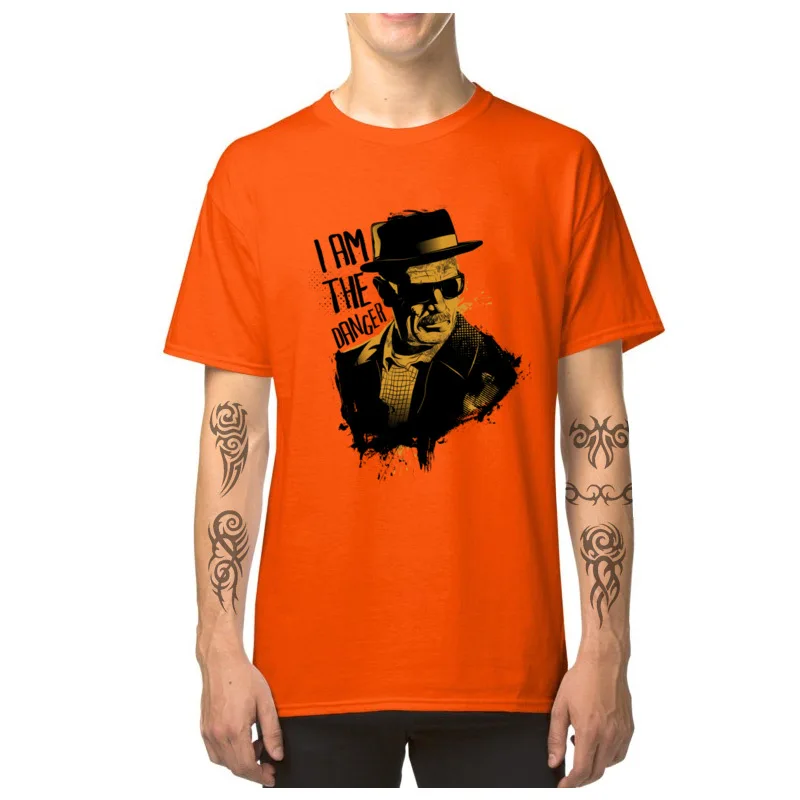 Футболка мужская с надписью во все тяжкие хлопковая рубашка круглым вырезом и