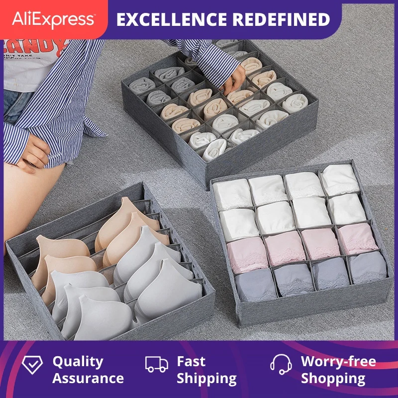 7 сетки бюстгальтер Органайзер на 16 24 Сетки Носки Нижнее белье ящик для хранения