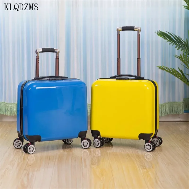 KLQDZMS 18’’20 Inch Woman's Mini Spinner Rolling Luggage Carry On Luggage With Spinner Wheels  Travel Suitcases Student Luggage